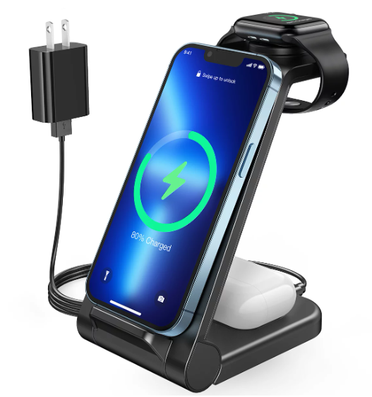 3 in 1 Fast Wireless Charging Station