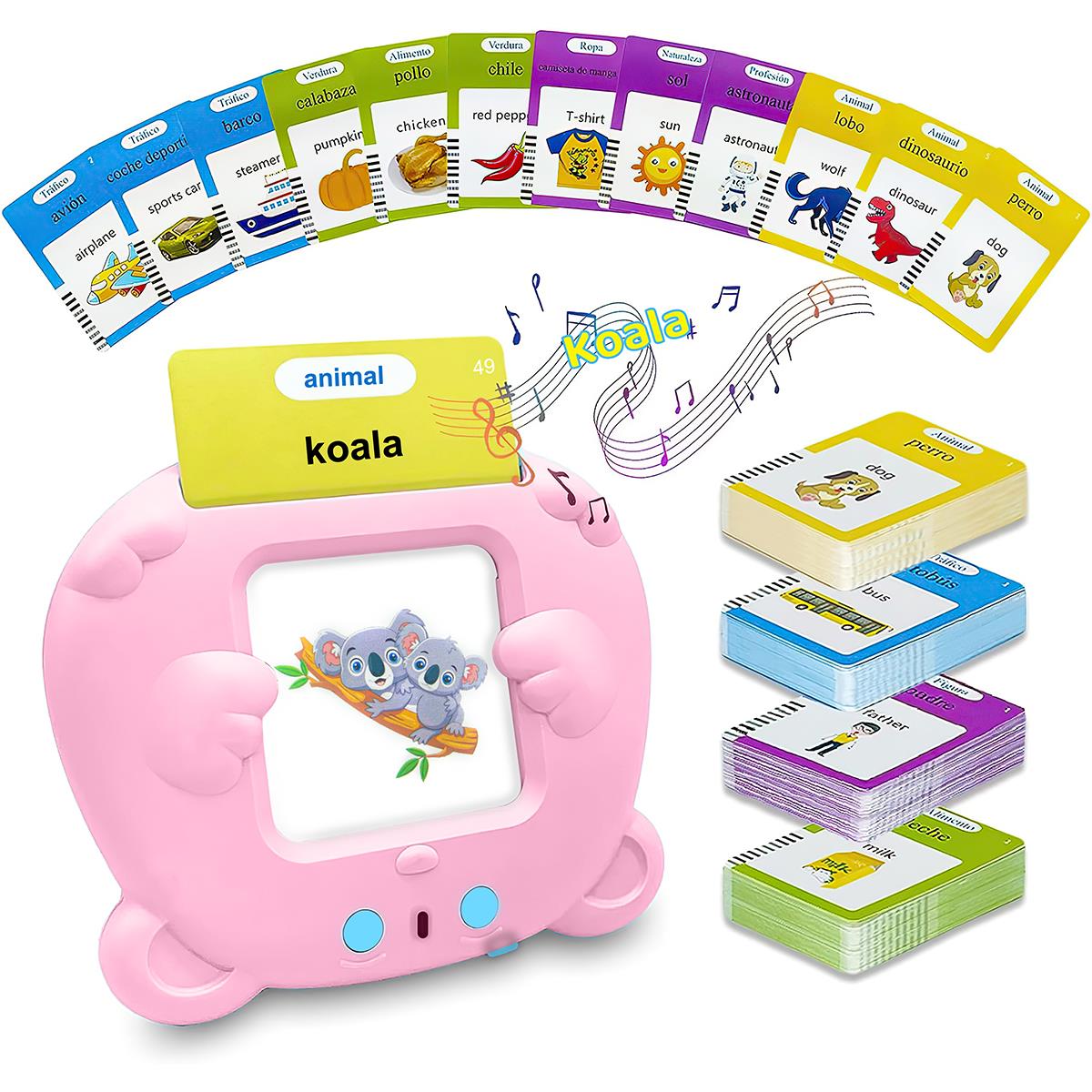 Toddler Talking Flash Cards with 224 Sight Words,Speaking Flash Card