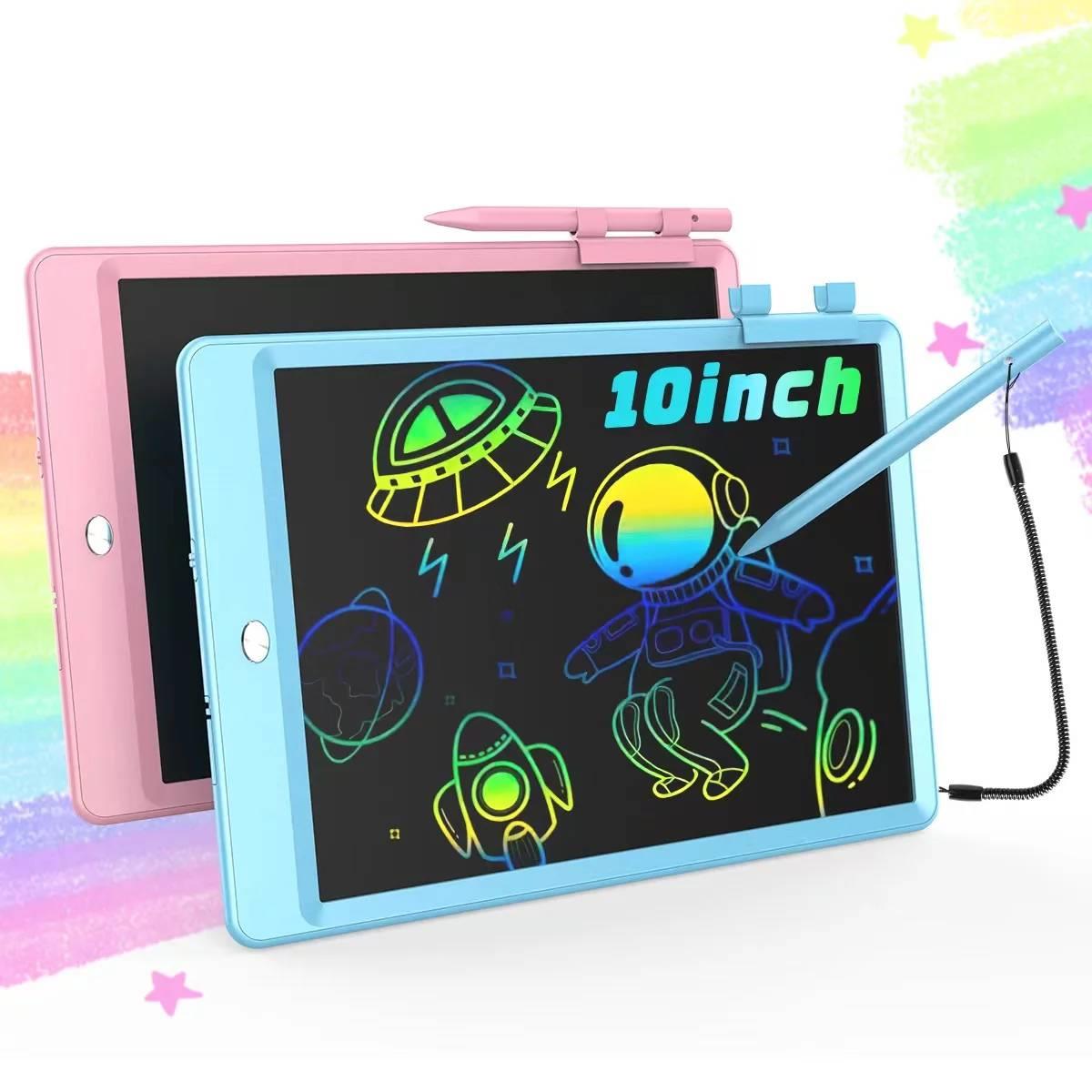 LCD Writing Tablet, 10 Inch Colorful Doodle Board Drawing Pad