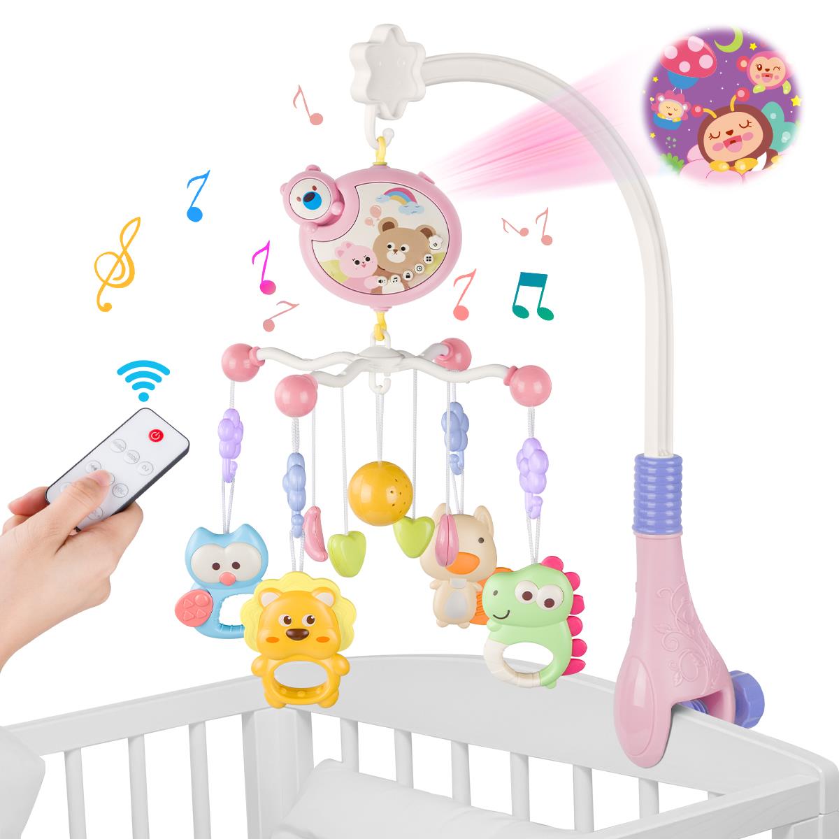 Crib Mobile with Music and Lights,