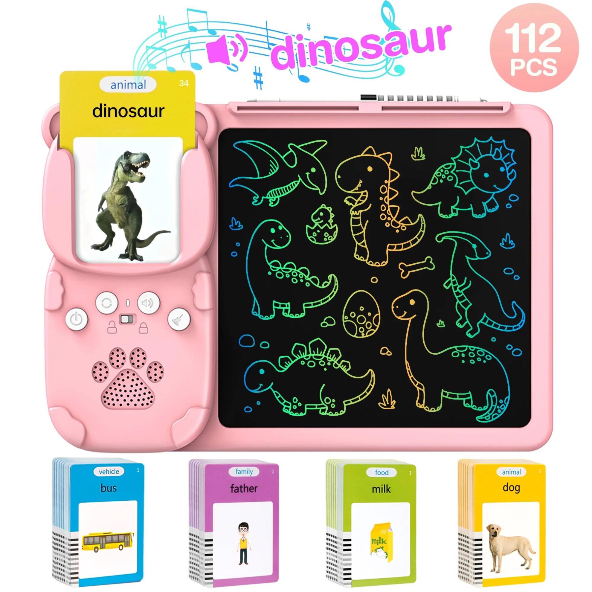 Flash Cards with LCD Writing Drawing Tablet, 224 Sight Word