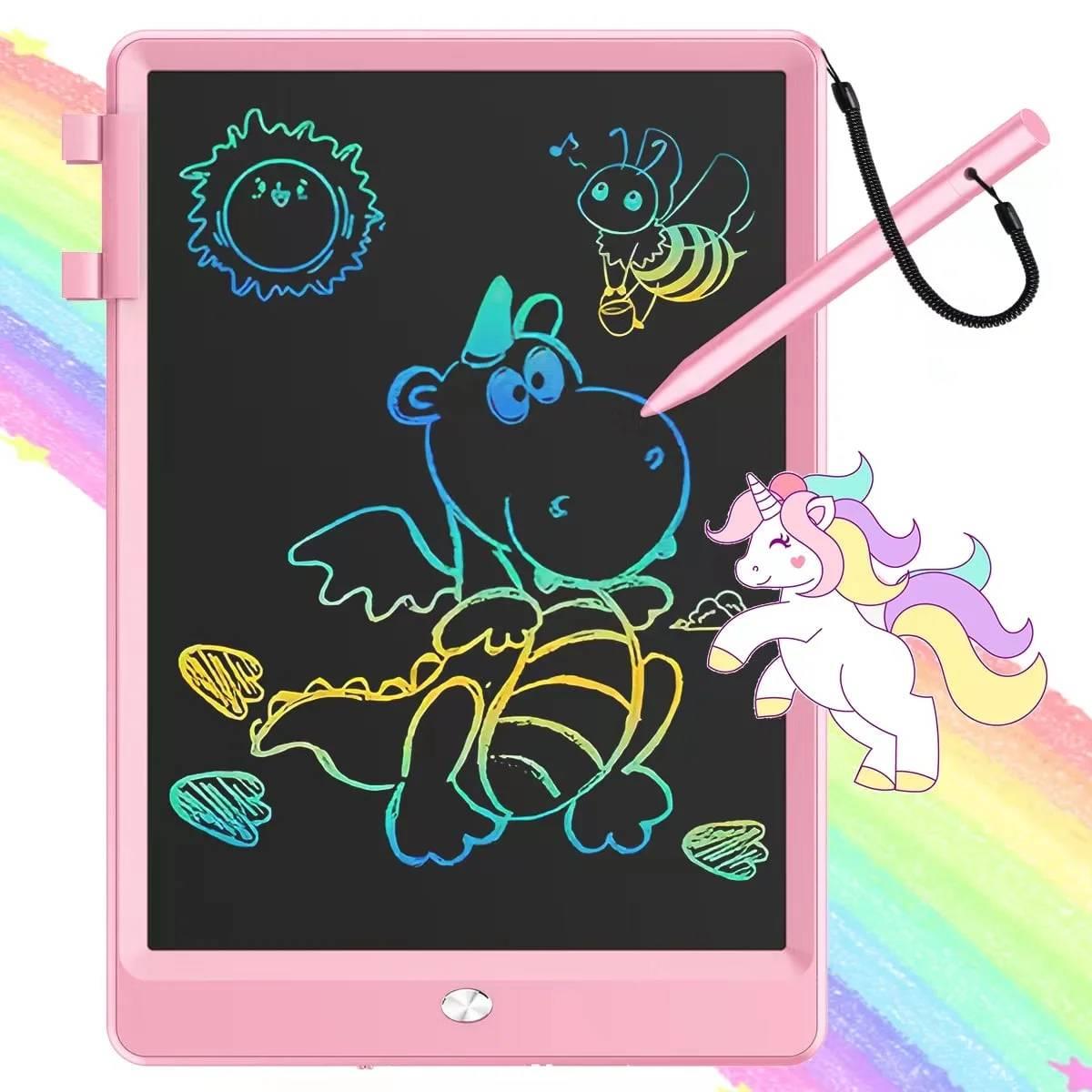 LCD Writing Tablet for Kids, 10 Inch Toddlers Doodle Board, Learning Toys