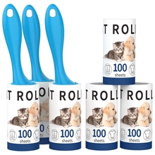 Lint Rollers 600 Sheets Total Upgraded 3 Handles with 6 Refills