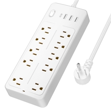 Surge Protector Power Strip with USB Ports