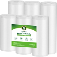 Custom Fit Vacuum Sealer Bags, 3 Rolls 8 IN x 50 FT Commercial Grade BPA Free Bag Rolls