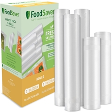 Custom Fit Vacuum Sealer Bags, 3 Rolls 8 IN x 50 FT Commercial Grade BPA Free Bag Rolls