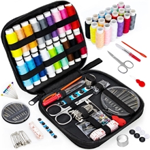 Sewing Kit for Adults, 97PCS Portable Sewing Supplies, Needle and Thread Kit