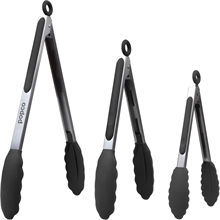 Tongs for Cooking - Heat-Resistant Stainless Steel Kitchen Tongs