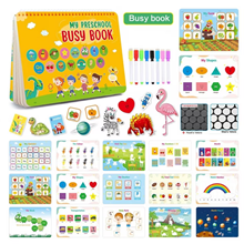 Busy Book for Toddlers, Preschool Learning Activities 15 Themes Learning Educational Coloring Books