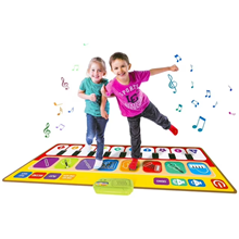 Piano Mat, Musical Keyboard Floor Playmat for Toddlers Electronic Music Touch Play Blanket